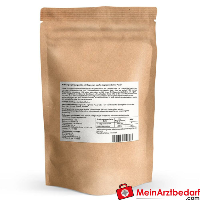 Tri-magnesium dicitrate powder 300 g