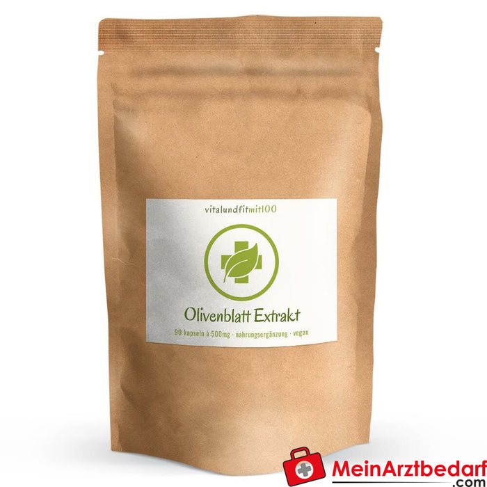 Olijfbladextract-capsules (40% oleuropeïne) 90 capsules à 500 mg
