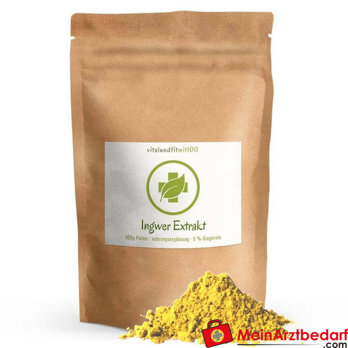 Extracto de jengibre en polvo (5% gingeroles) 100g