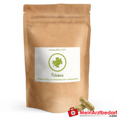 Folsäure Kapseln (aus Zitronenschalen Extrakt) 500 µg.