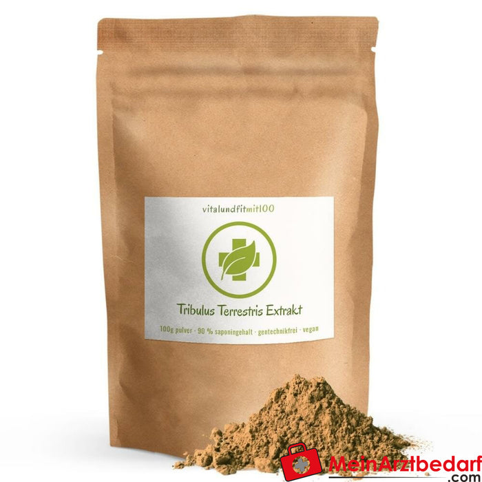 Extrait de Tribulus Terrestris en poudre 100 g - 90 % de saponine