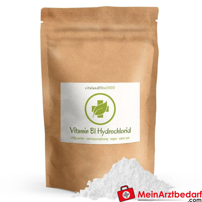Vitamine B1 Hydrochloride (Thiamine) Poeder 100 g