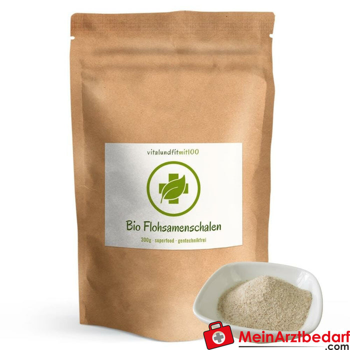 Coquilles de psyllium bio 300 g, 1 pc