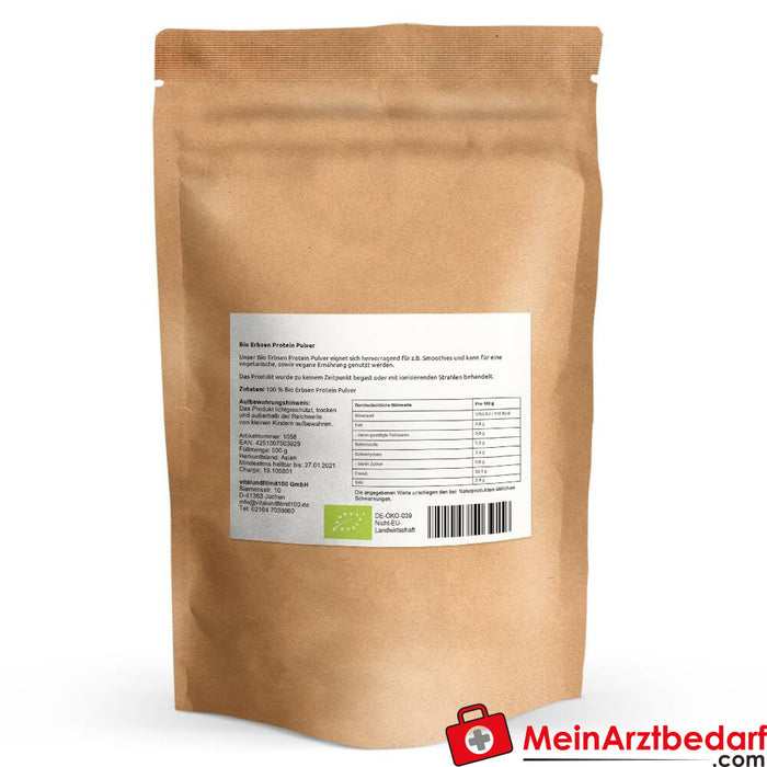 Organic pea protein powder 500 g