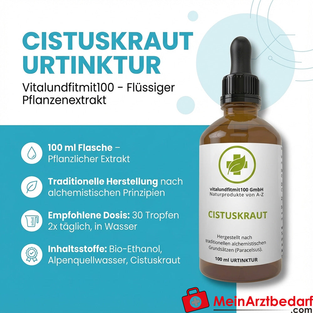 Cistus herb tincture extract 15 g/100 ml 100 ml