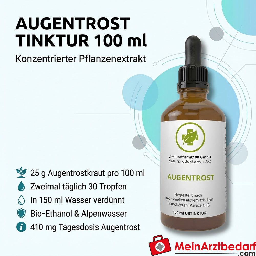 Teinture d'euphraise 25 g/100 ml 100 ml