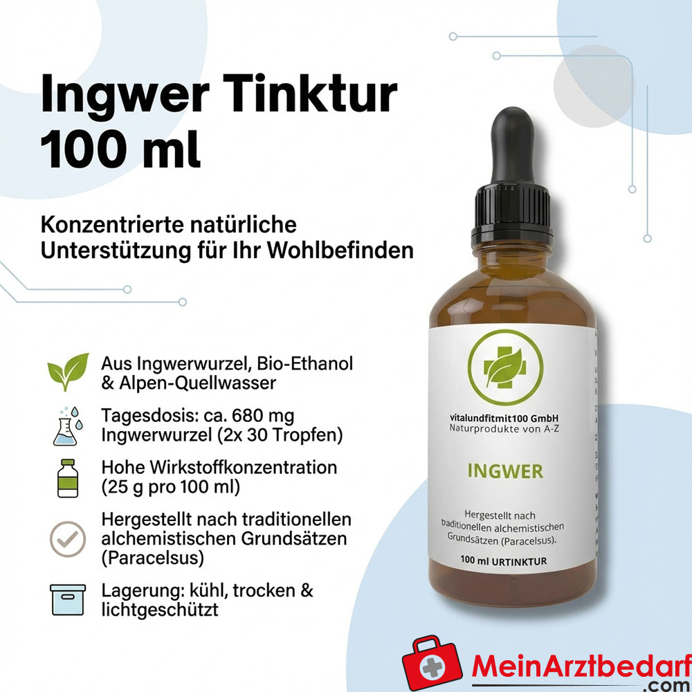aufbewahrung von ingwerwurzel Ingwer Tinktur 100 ml – Vitalität & Wohlbefinden
