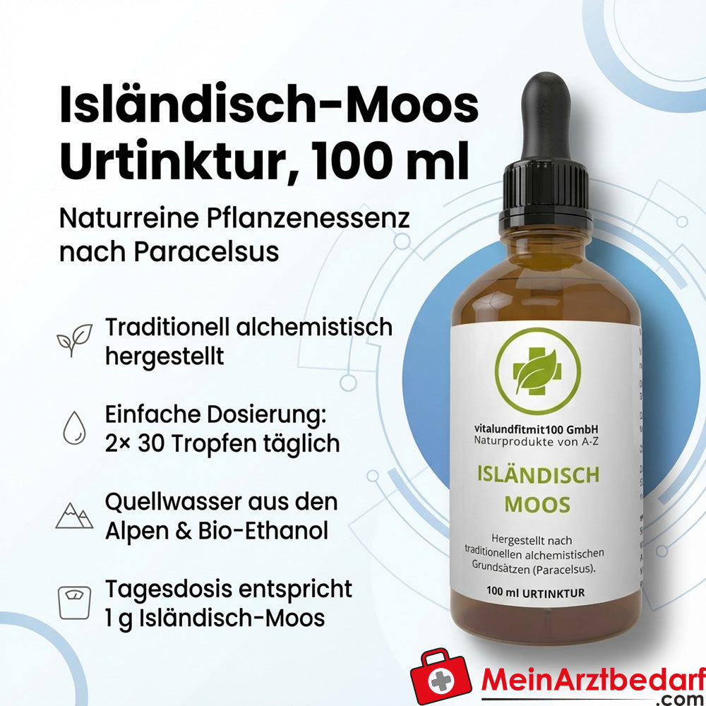 Tintura madre de musgo de Islandia 25 g/100 ml tintura 100 ml