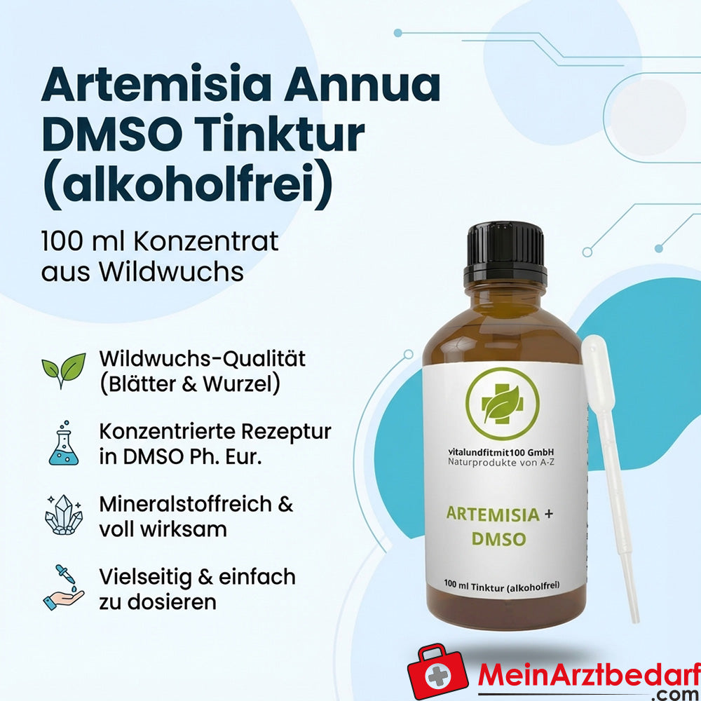 Artemisia Annua DMSO Tinktur alkoholfrei 30 g/2 g pro 100 ml, 100 ml