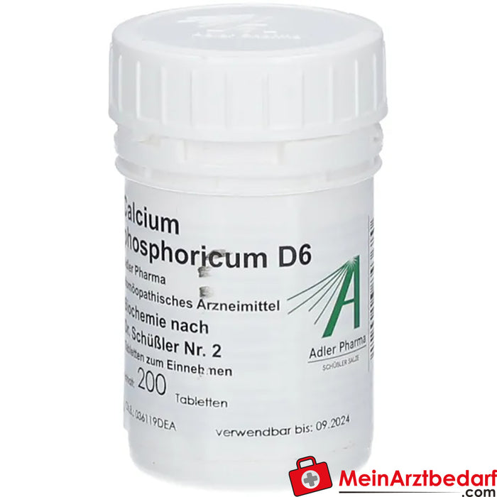 Adler Pharma Calcium phosphoricum D6 Biochimie selon le Dr Schüßler n° 2