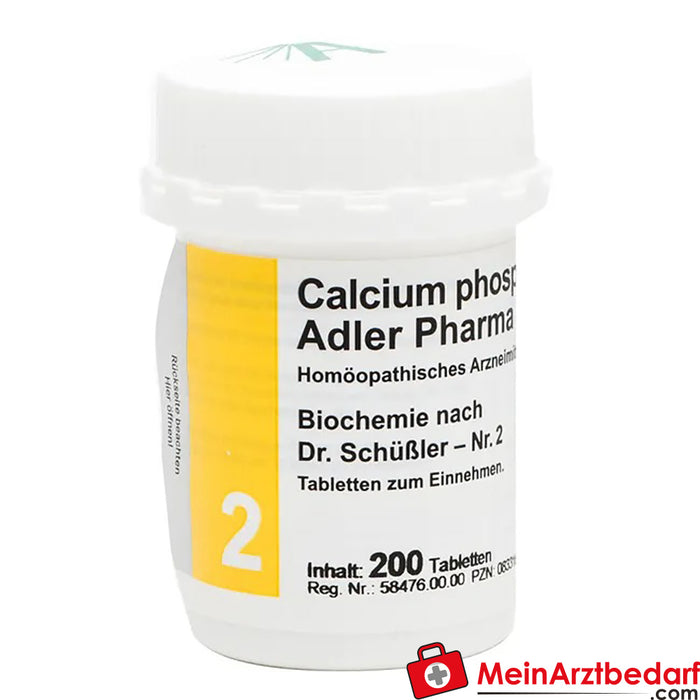 Adler Pharma Kalsiyum fosforikum D6 Dr. Schuessler'e göre biyokimya No. 2