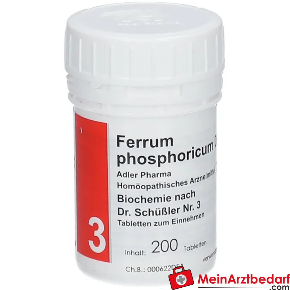Adler Pharma Ferrum phosphoricum D12 Biochemie nach Dr. Schüßler Nr. 3.