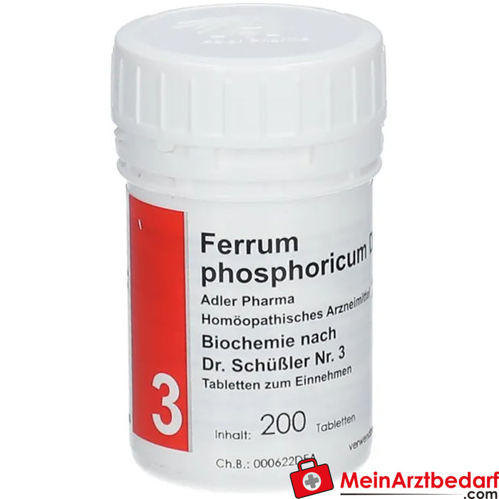 Adler Pharma Ferrum phosphoricum D12 Dr. Schuessler'e göre biyokimya No. 3