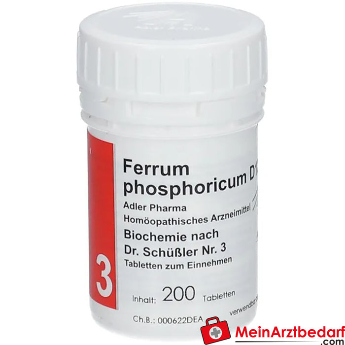 Adler Pharma Ferrum phosphoricum D12 Biochemie volgens Dr. Schuessler Nr. 3