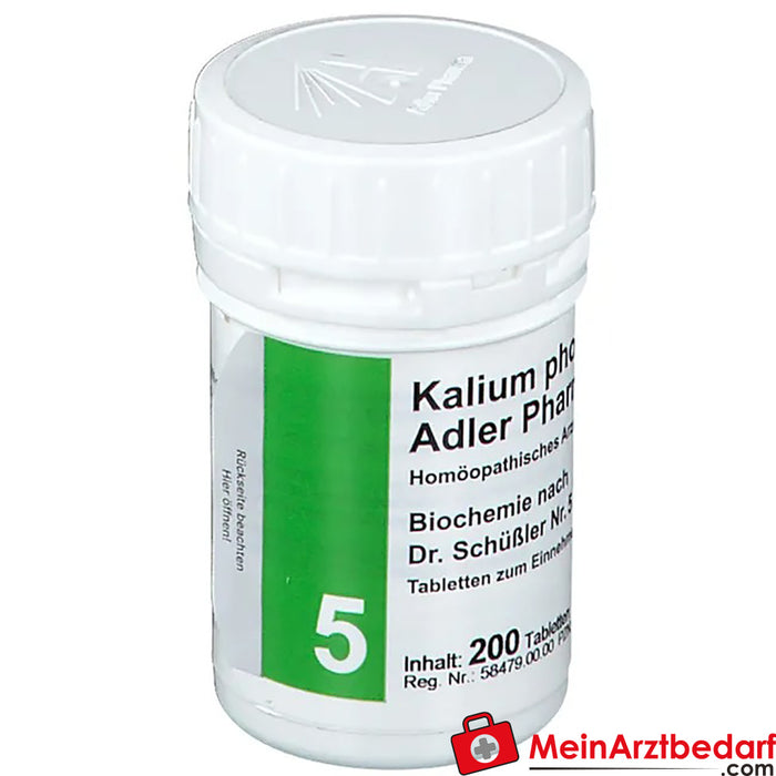 Adler Pharma Kalium phosphoricum D6 Biochimie selon le Dr Schüßler n° 5