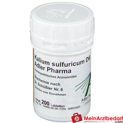 Adler Pharma Kalium sulfuricum D6 Biochemie nach Dr. Schüßler Nr. 6.