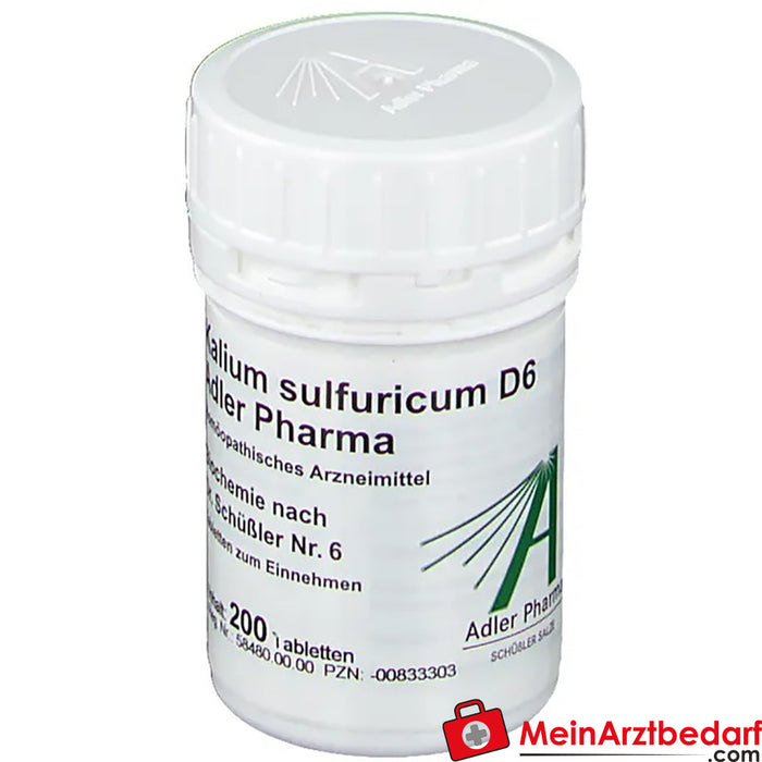 Adler Pharma Kalium sulfuricum D6 Bioquímica segundo o Dr. Schuessler n.º 6