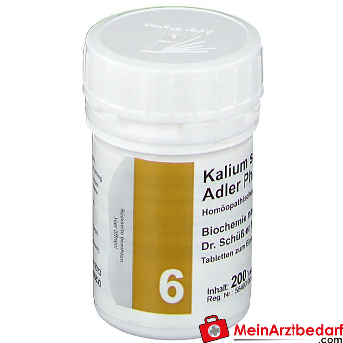 Adler Pharma Kalium sulfuricum D6 Biochemistry according to Dr. Schuessler No. 6