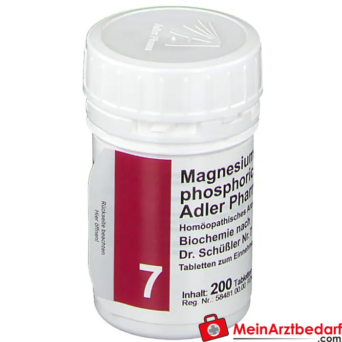 Adler Pharma Magnesium phosphoricum D6 Bioquímica según el Dr. Schuessler nº 7