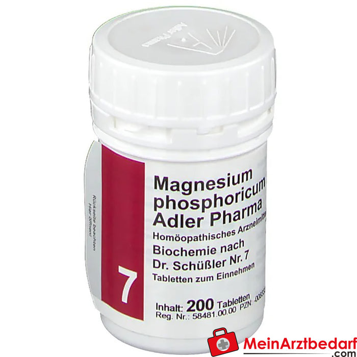 Adler Pharma Magnesium phosphoricum D6 Bioquímica según el Dr. Schuessler nº 7