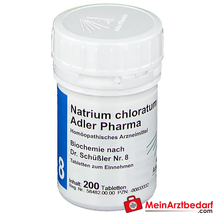 Adler Pharma Natrium chloratum D6 Bioquímica segundo o Dr. Schuessler n.º 8