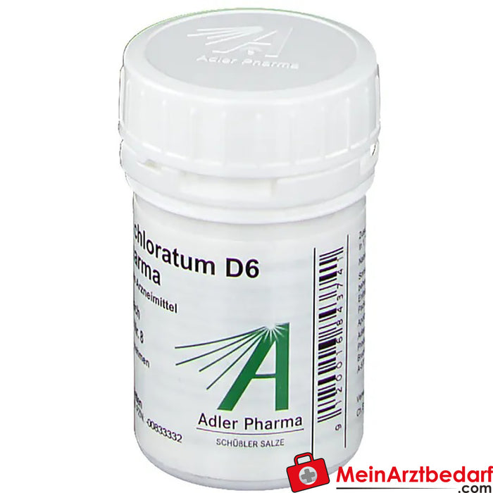 Adler Pharma Natrium chloratum D6 Dr. Schuessler'e göre biyokimya No. 8
