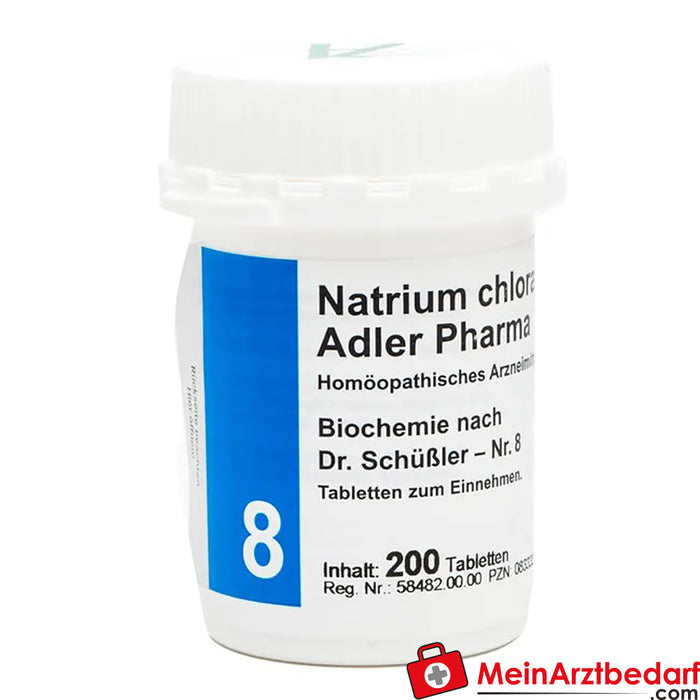 Adler Pharma Natrium chloratum D6 Biochemia według dr Schuesslera nr 8