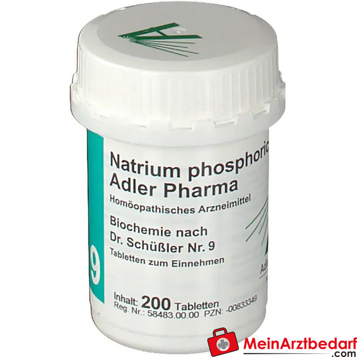 Adler Pharma Natrium phosphoricum D6 Bioquímica segundo o Dr. Schuessler n.º 9