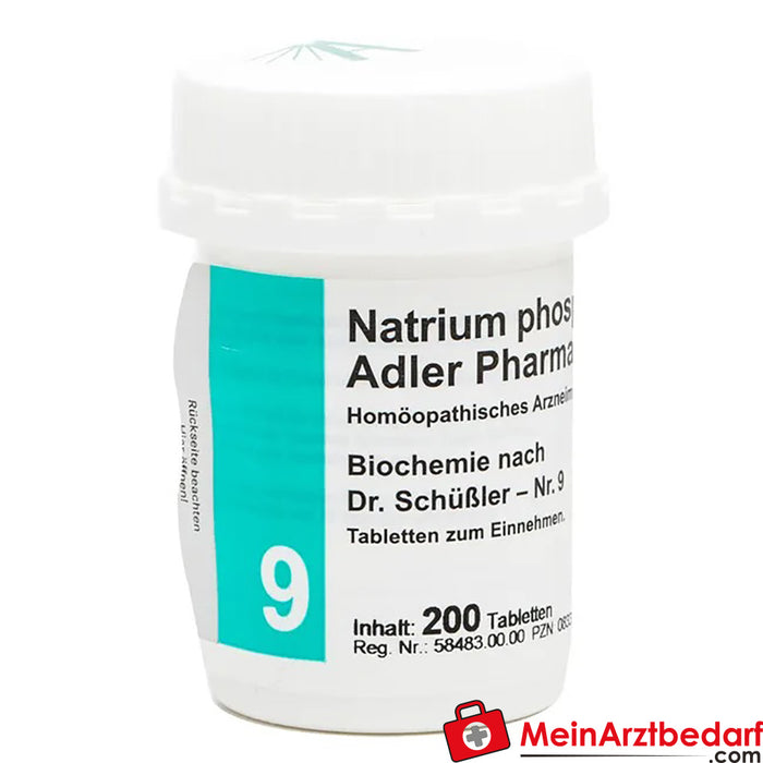 Adler Pharma Natrium phosphoricum D6 Dr. Schuessler'e göre biyokimya No. 9