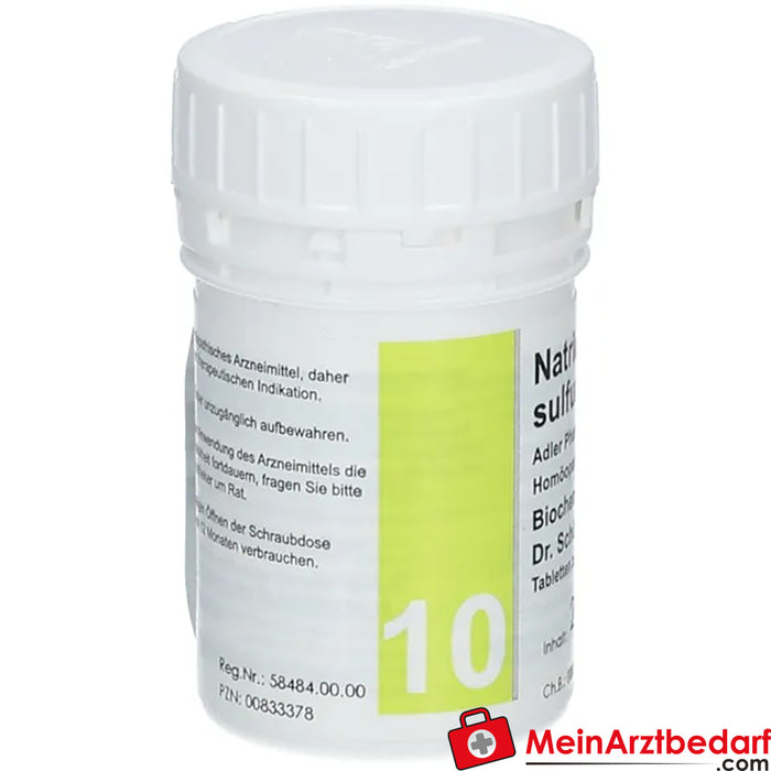 Adler Pharma Natrium sulfuricum D6 Biochimica secondo il dottor Schuessler n. 10