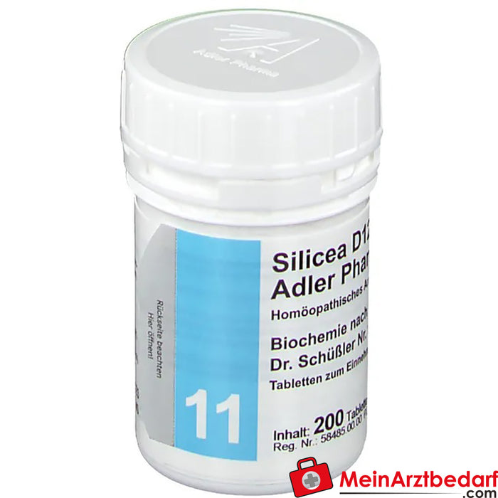 Adler Pharma Silicea D12 Dr. Schuessler'e göre Biyokimya No. 11