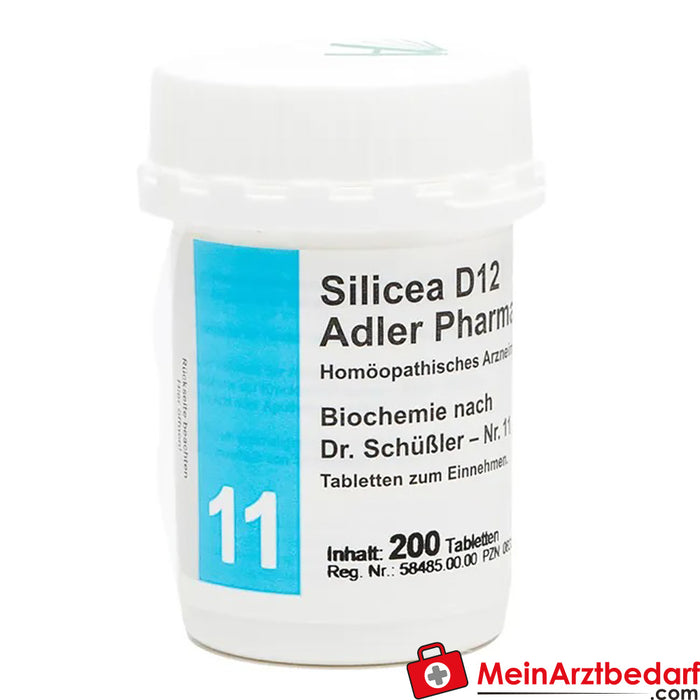Adler Pharma Silicea D12 Biochimie selon le Dr Schüßler n° 11