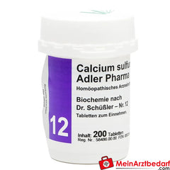 Adler Pharma Calcium sulfuricum D6 Biochemie nach Dr. Schüßler Nr. 12.