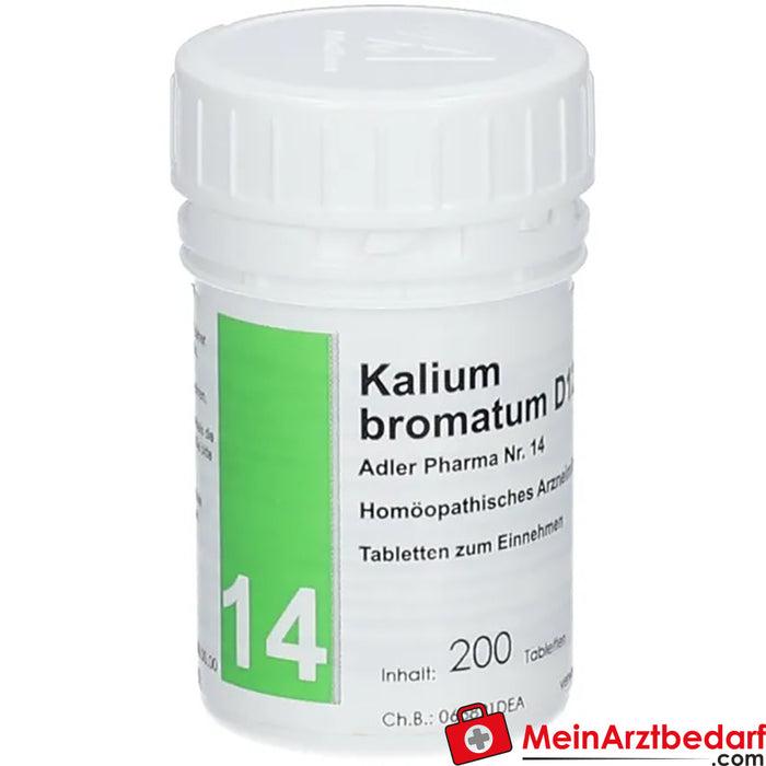 Adler Pharma Kalium bromatum D12 根据 Schuessler 博士的第 14 号生物化学资料