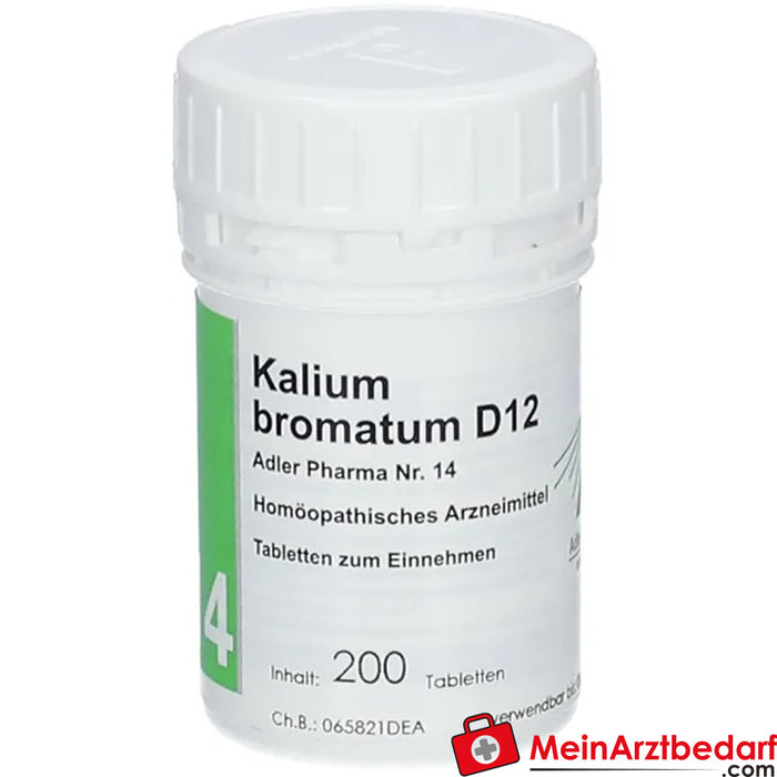 Adler Pharma Kalium bromatum D12 根据 Schuessler 博士的第 14 号生物化学资料