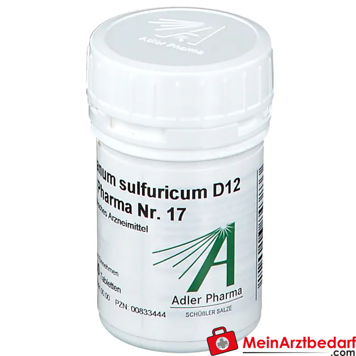 Adler Pharma Manganum sulfuricum D12 Bioquímica segundo o Dr. Schuessler n.º 17