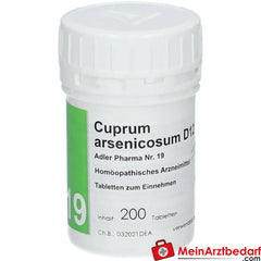 Adler Pharma Cuprum arsenicosum D12 Biochemie nach Dr. Schüßler Nr. 19.
