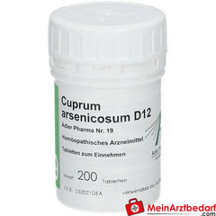 Adler Pharma Cuprum arsenicosum D12 Biochemie nach Dr. Schüßler Nr. 19.