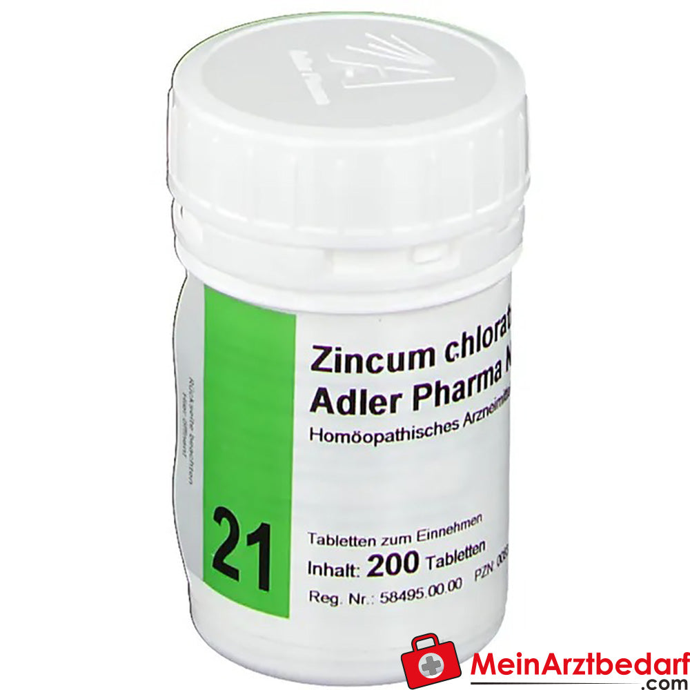 Adler Pharma Zincum chloratum D12 Biochemie nach Dr. Schüßler Nr. 21.