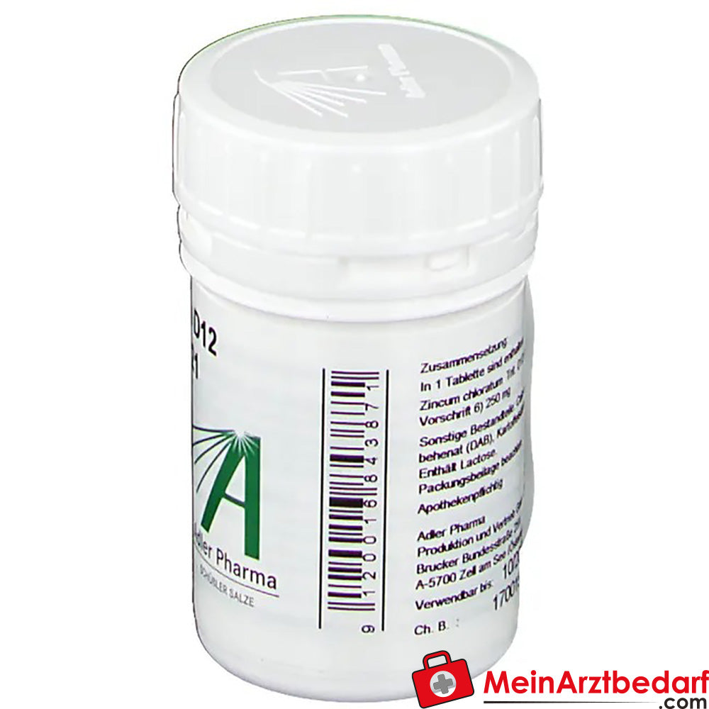 Adler Pharma Zincum chloratum D12 Biochemie nach Dr. Schüßler Nr. 21.
