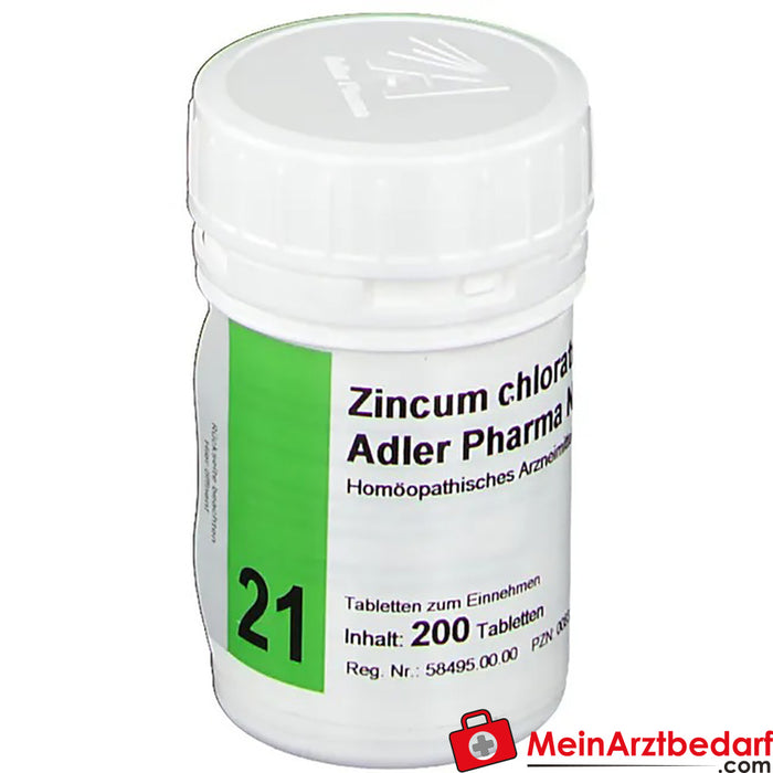 Adler Pharma Zincum chloratum D12 Bioquímica según el Dr. Schuessler nº 21