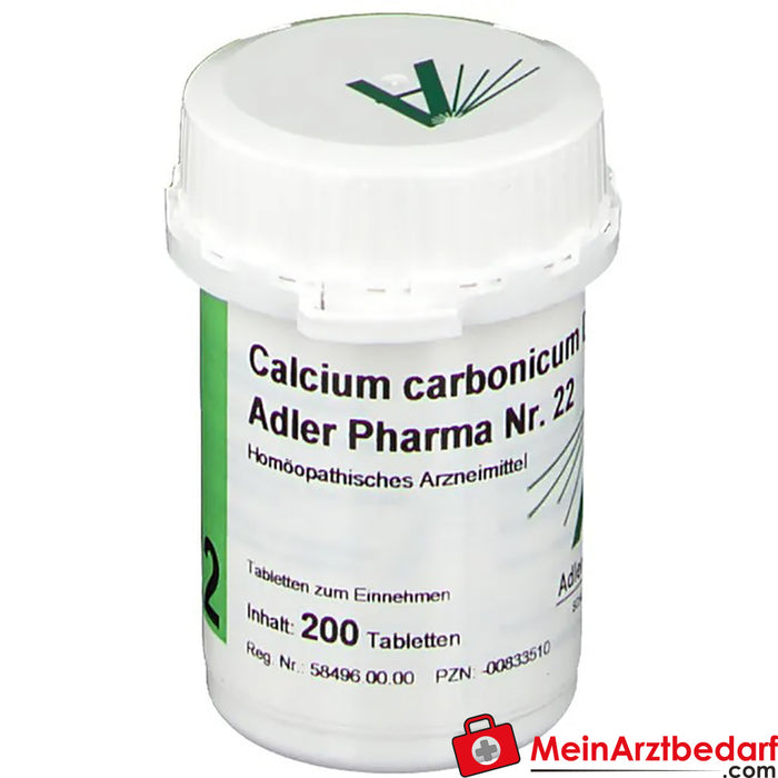 Adler Pharma Calcium carbonicum D12 Bioquímica segundo o Dr. Schuessler n.º 22