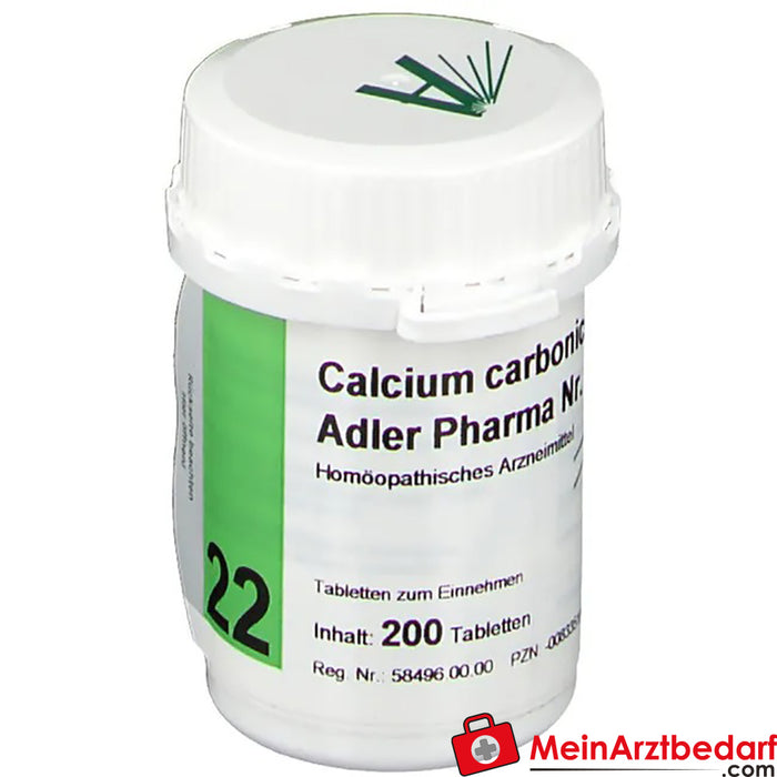 Adler Pharma Calcium carbonicum D12 Bioquímica segundo o Dr. Schuessler n.º 22