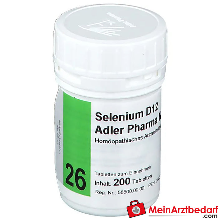 Adler Pharma Selenium D12 Bioquímica segundo o Dr. Schuessler n.º 26