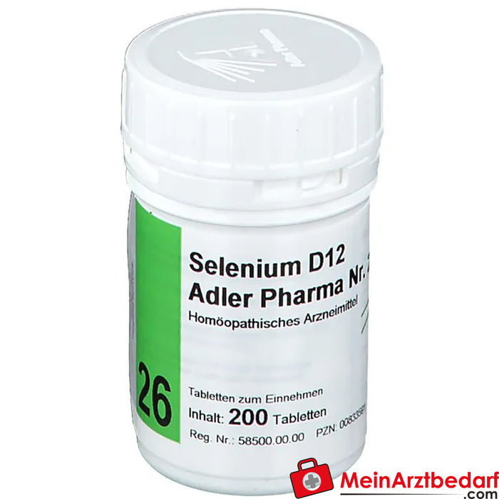 Adler Pharma Sélénium D12 Biochimie selon le Dr Schüßler n° 26