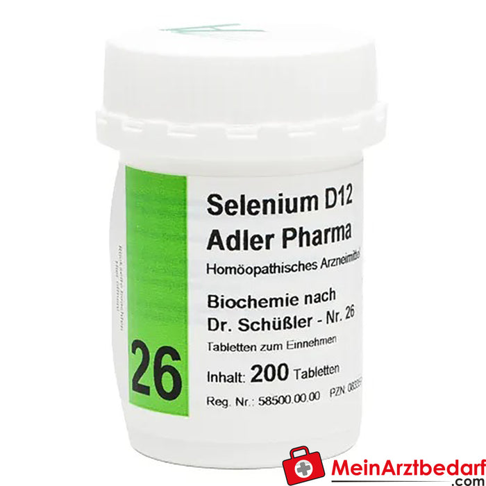 Adler Pharma Selenio D12 Bioquímica según el Dr. Schuessler nº 26