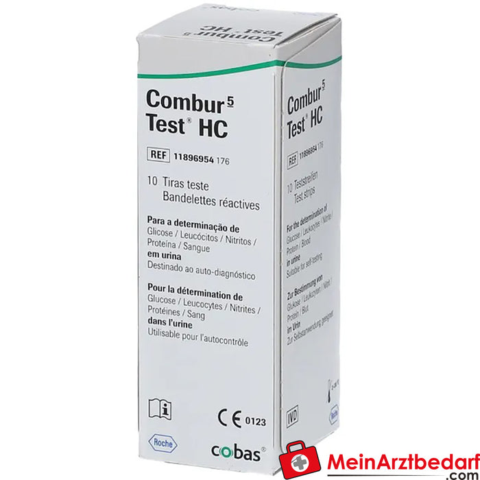 Combur 5 Test® HC 试纸，10 片装。