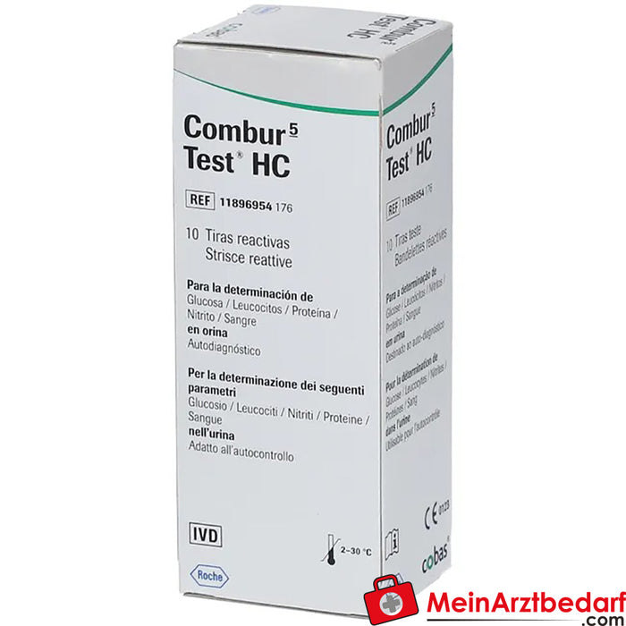 Strisce reattive Combur 5 Test® HC, 10 pz.