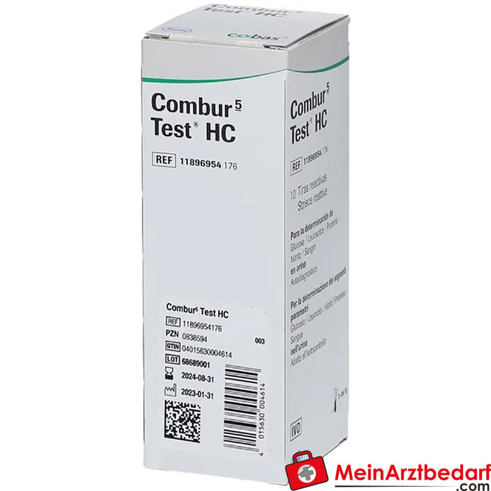 Combur 5 Test® HC 试纸，10 片装。