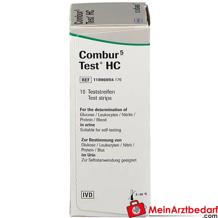Combur 5 Test® HC 试纸，10 片装。